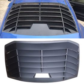 2013-2018 Subaru BRZ Scion Frs Ikon Style Abs Rear Window Shield Louver - WDLR-FT86IK