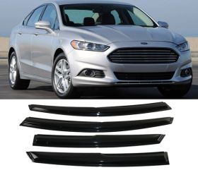 2013-2018 Ford Fusion Mugen Style Acrylic Window Visors 4Pc Set - WDM-FFUS13
