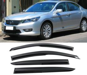 2013-2017 Honda Accord Sedan Mugen Style Acrylic Window Visors 4Pc Set - WDM-HA134