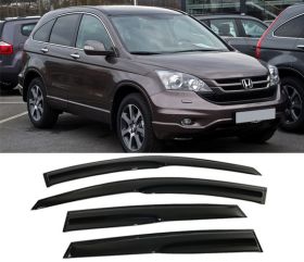 2007-2011 Honda CRV Mugen Style Acrylic Window Visors 4Pc Set - WDM-HCRV07