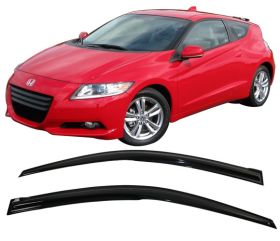 2011-2016 Honda CRZ Hatchback Mugen Style Acrylic Window Visors 2Pc Set - WDM-HCRZ12