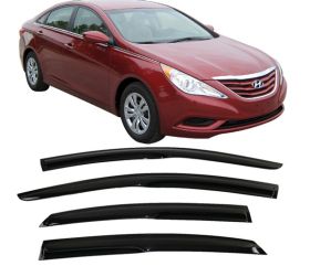 2015-2017 Hyundai Sonata Mugen Style Acrylic Window Visors 4Pc Set - WDM-HYSO15