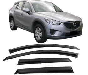 2013-2016 Mazda CX-5 Mugen Style Acrylic Window Visors 4Pc Set - WDM-MAZCX5
