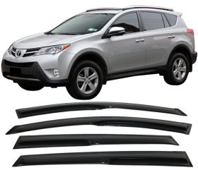 2013-2018 Toyota RAV4 Mugen Style Acrylic Window Visors 4Pc Set - WDM-TRAV413