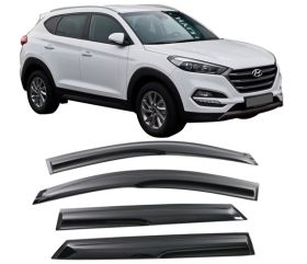 2016-2017 Hyundai Tucson Mugen Style Acrylic Window Visors 4Pc Set - WDM-TUON16