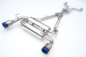 2003-2008 Nissan 350z Invidia Gemini Titanium Tip Cat-Back Exhaust System - HS02