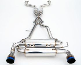 2003-2008 Nissan 350z Invidia Gemini Titanium Tip Cat-Back Exhaust System - HS02