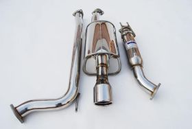 2006-2011 Honda Civic Si Coupe Invidia Q300 S.S. Rolled Tip Cat-Back Exhaust Sys