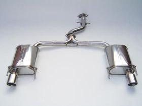 2006-2011 Lexus IS250 Invidia Q300 Axle-Back Exhaust System With Mid Pipe - HS06