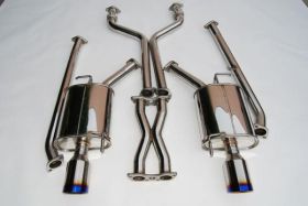 2007-2013 Infinity G35 4DR Invidia Q300 Titanium Tips Cat-Back Exhaust System - 