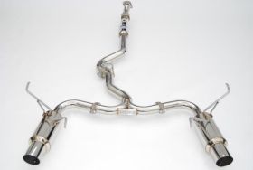 2008-2013 Subaru WRX / STI 4DR Invidia N1 Twin Outlet Tip S.S. Cat-Back Exhaust 