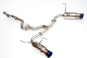 2008-2013 Subaru WRX / STI 4DR Invidia N1 Twin Outlet Tip Titanium Cat-Back Exha