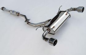 2012-2013 Subaru BR-Z Invidia Q300 Rolled S.S. Tips Cat-Back Exhaust System - HS
