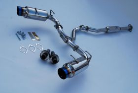 2012-2013 Subaru BR-Z Invidia N1 Titanium Tips Cat-Back Exhaust System - HS12SST