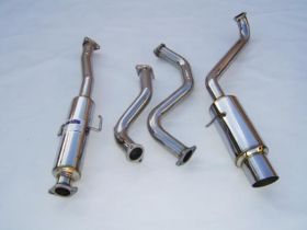 1988-1991 Honda CR-X EF8 Invidia N1 Cat-Back Exhaust System - HS88HCXGTP
