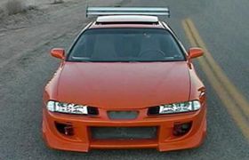 1992-1996 Honda Prelude Blits Style Polyurethane Front Bumper - 37-2024