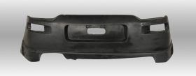 2000-2005 Mitsubishi Eclipse Blits Style Polyurethane Rear Bumper - 37-2033