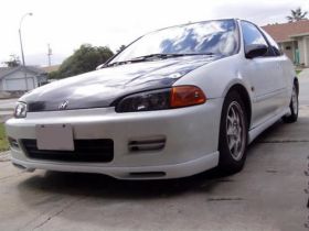 1992-1995 Honda Civic 2DR / 3DR Type RS Style Polyurethane Front Lip - 37-2079