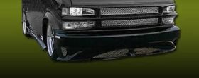 1995-2004 Chevrolet Astro Hollywood Style Polyurethane Front Bumper - 37-2176