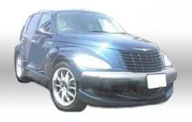 2001-2005 Chrysler PT Cruiser Bomb Style Polyurethane Front Lip - 37-2185