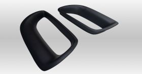 2004-2006 Pontiac GTO SAP Style Polyurethane Grill Inserts - Pair - 37-6002