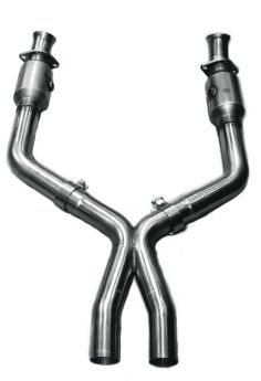 2005-2010 Ford Mustang 4.6L V8 Kooks Green Catted X Pipe 304 Stainless Steel - 11313200