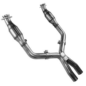 2005-2010 Ford Mustang 4.6L V8 Kooks Green Catted X Pipe 304 Stainless Steel - 11313300