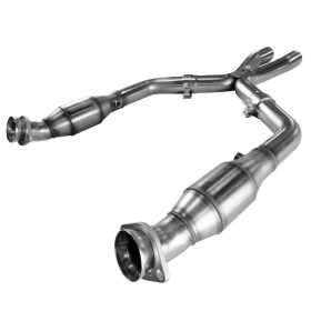 2005-2010 Ford Mustang 4.6L V8 Kooks Green Catted X Pipe 304 Stainless Steel - 11313320