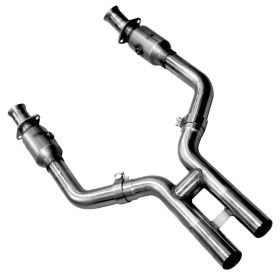 2005-2010 Ford Mustang 4.6L V8 Kooks Green Catted H Pipe 304 Stainless Steel - 11313600