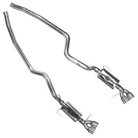 2013-2014 Ford Mustang Shelby GT500 5.8L V8 Kooks Exhaust System Kit 304 Stainless Steel - 11434200