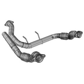 2017-2018 Ford F-150 3.5L V6 Super Crew Cab Kooks Exhaust Pipe Connector 304 Stainless Steel - 13623300