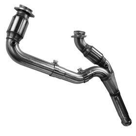 2014-2017 Chevrolet Silverado 1500 5.3L V8 Regular Cab w/ Standard Box (6 Foot 6 Inch) Kooks Green Catted Y Pipe 304 Stainless Steel - 28603300