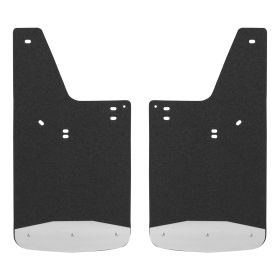 2004-2014 Ford F-150 Textured Rubber Mud Guards Black Luverne Truck - 250423