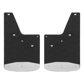 2007-2013 Chevrolet Silverado 1500 Textured Rubber Mud Guards Black Luverne Truck - 250740