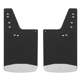 2008-2016 Ford F-250 Super Duty Textured Rubber Mud Guards Black Luverne Truck - 251123