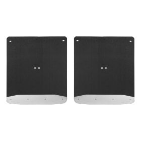 2015-2018 Chevrolet Silverado 3500 HD Dually Textured Rubber Mud Guards Black Luverne Truck - 251544