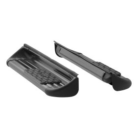 2015-2018 Ford F-150 Regular Cab Stainless Steel Side Entry Steps Black Textured Luverne Truck - 281521-571521