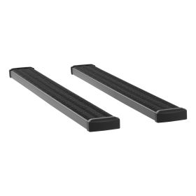 2009-2014 Ford F-150 Regular Cab 6'6" Box Grip Step 7" Running Boards Black Textured Luverne Truck - 415078-400929