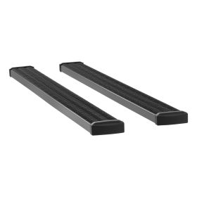 2004-2013 Chevrolet Silverado 1500 Crew Cab Grip Step 7" Running Boards Black Textured Luverne Truck - 415088-401113