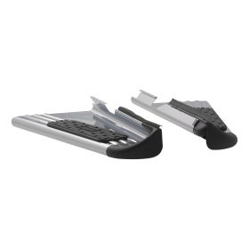 2015-2017 Chevrolet Silverado 3500 HD 8' Box Dually Stainless Steel Side Entry Step Box Extensions Polished Luverne Truck - 481514