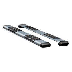 2015-2018 Chevrolet Silverado 2500 HD Double Cab O-Mega II 6" Oval Side Steps Silver Luverne Truck - 583078-571743
