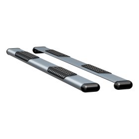 2015-2018 Chevrolet Silverado 2500 HD Crew Cab O-Mega II 6" Oval Side Steps Silver Luverne Truck - 583088-571743