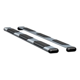 2008-2016 Ford F-250 Super Duty Super Cab 6'9" Box O-Mega II 6" Oval Side Steps Silver Luverne Truck - 583098-570829