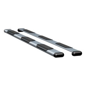 2017-2018 Ford F-250 Super Duty Crew Cab 6'9" Box O-Mega II 6" Oval Side Steps Silver Luverne Truck - 583108-571729