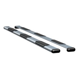 2014-2018 Ram 2500 Crew Cab 8' Box O-Mega II 6" Oval Side Steps Silver Luverne Truck - 583125-571438