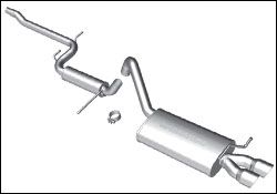2011 Volkswagen Jetta MagnaFlow Cat Back Exhaust System - 15486
