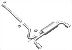 2011 Mini Cooper S MagnaFlow Cat Back Exhaust System - 15490