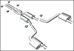 2011 Dodge Charger R/T MagnaFlow Cat Back Exhaust System - 15493