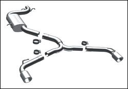 2010 Volkswagen GTI MagnaFlow Cat Back Exhaust System - 15521