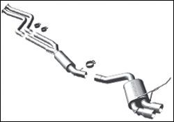 2011 BMW 135i MagnaFlow Cat Back Exhaust System - 15527